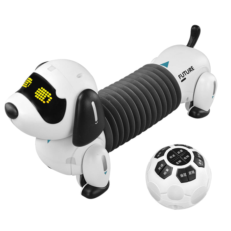 Cachorro Robô Eletrônico com Sensor de Toque Interativo e Controle Remoto