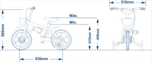 Bicicleta Bicicletinha Infantil Menino Nathor