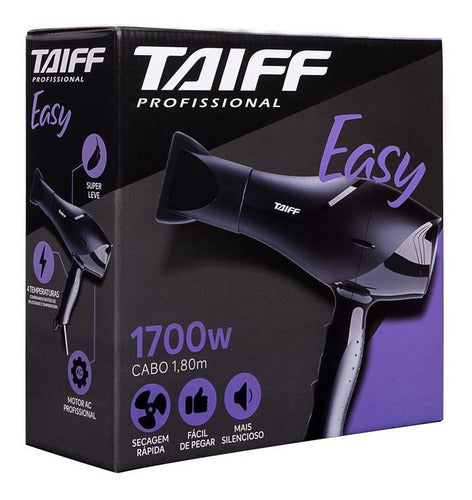 Secador de cabelo Taiff Easy preto 127V