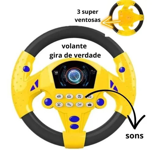 Happy Drive Toy - Volante Interativo Educativo